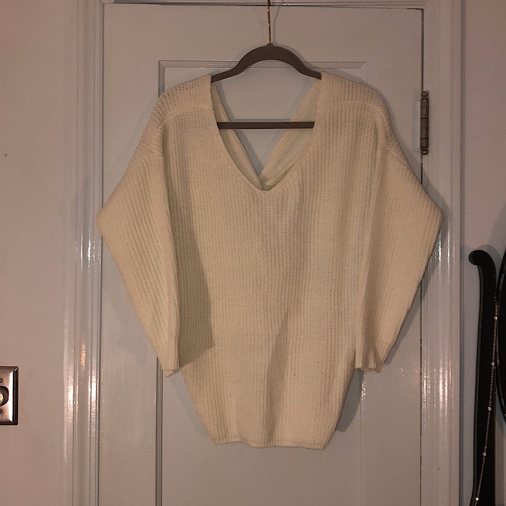 Cross-back/Twist-back Sweater
